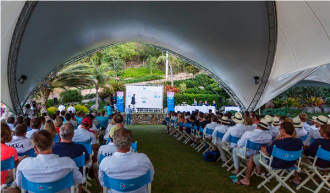 Final prize giving on the lawns of YCCS Virgin Gorda - Rolex Swan Cup Caribbean 2015 &copy; Nautor's Swan/Carlo Borlenghi